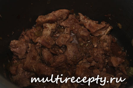 Приготовление мяса в мультиварке рецепт