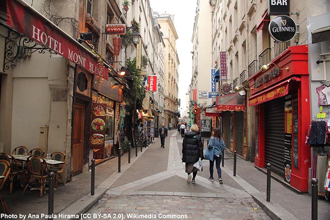 Интересные места и улицы в Париже