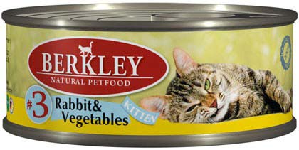 отзывы о консервированном корме Беркли для кошек