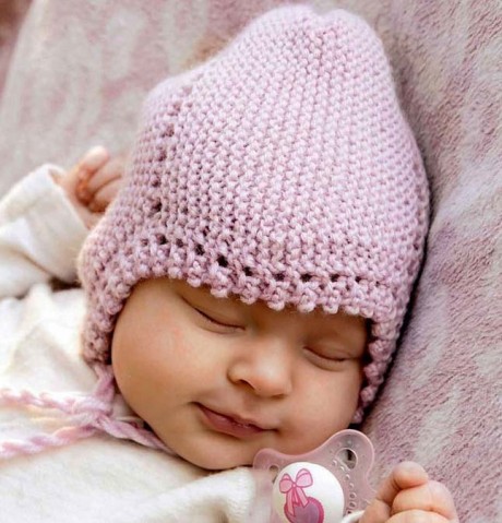 Шапочка для новорожденного малыша «Lullaby» от Drops Design