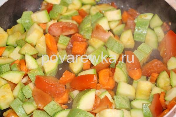 Овощное рагу на сковороде: рецепт с фото
