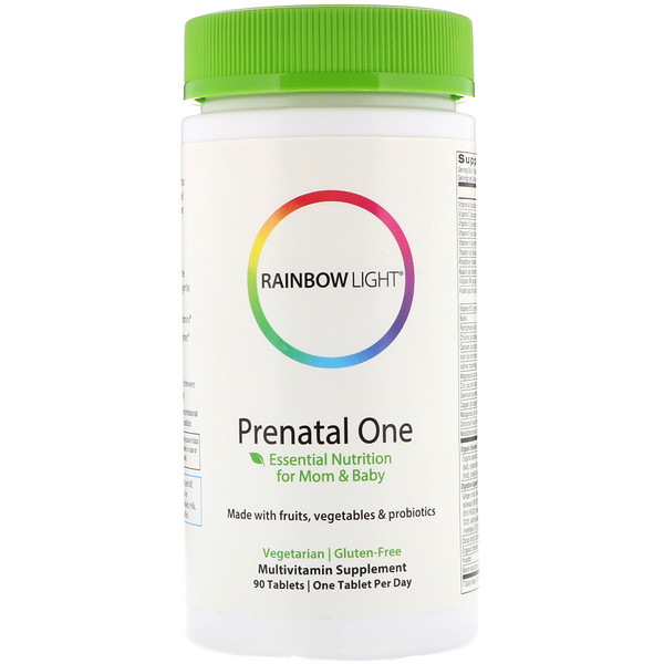 Rainbow Light, Prenatal One, 90 таблеток