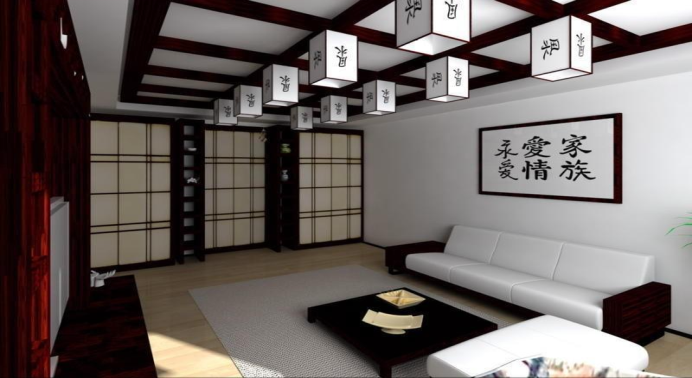 Интерьер гостиной в японском стиле — советы по дизайну