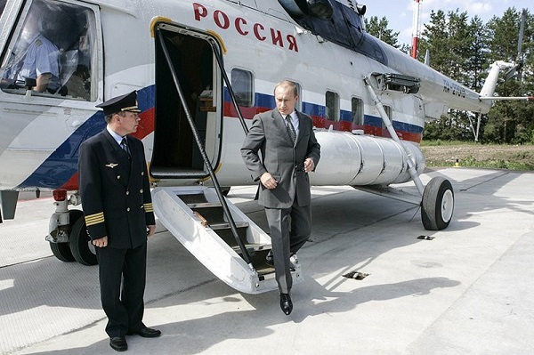 Ми-8, на котором летает президент Путин