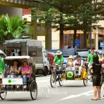 Рикши на улице