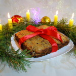 Рождественский пирог из сухофруктов с коньяком