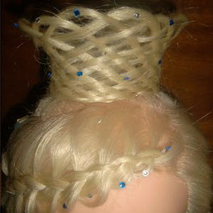 прическа корона из волос для девочек