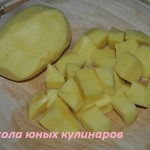 порезанная картошка