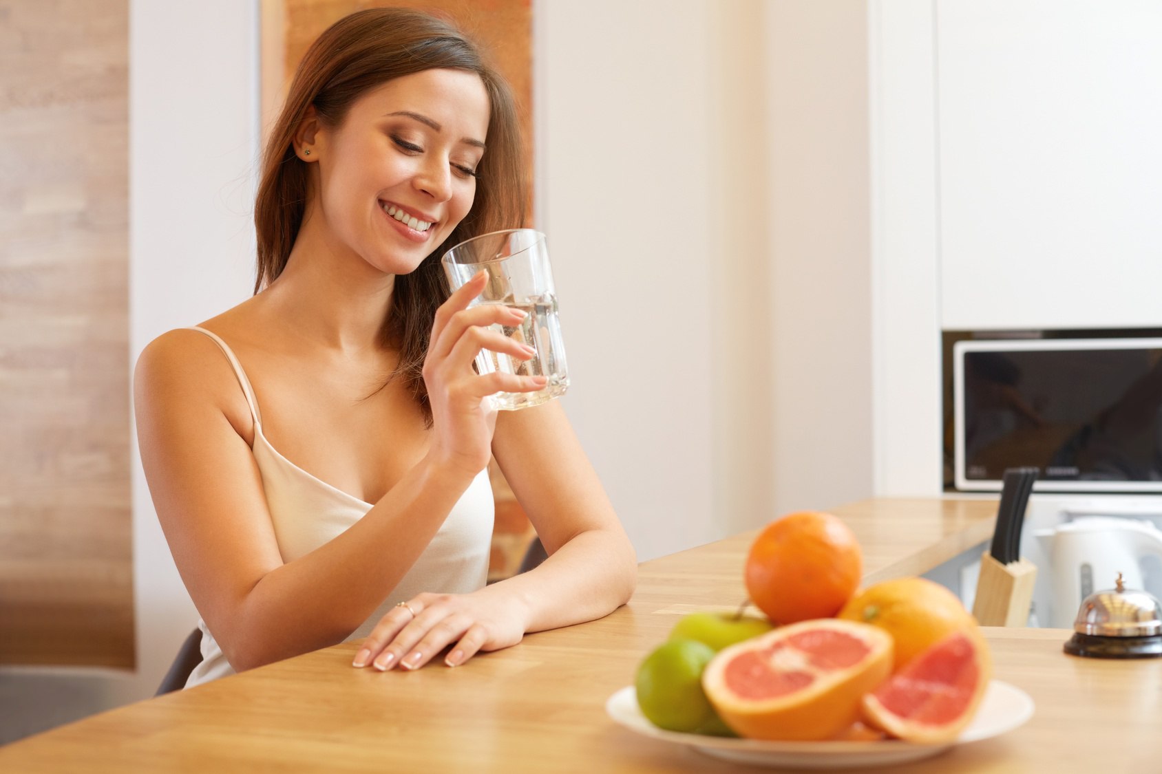Пить много воды во время диеты