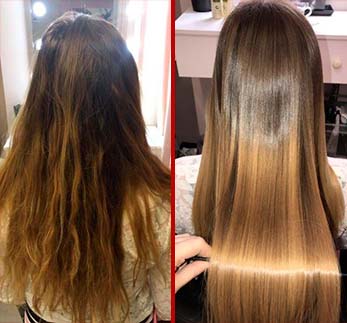 ботокс для волос — фото до и после