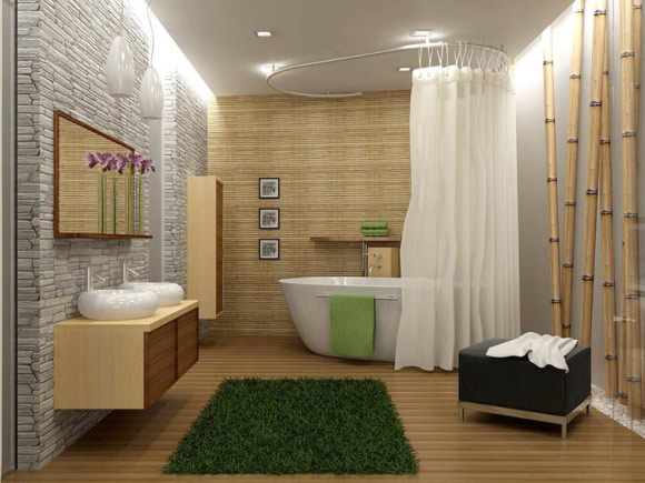 дизайн ванной комнаты по шен-шуй фото