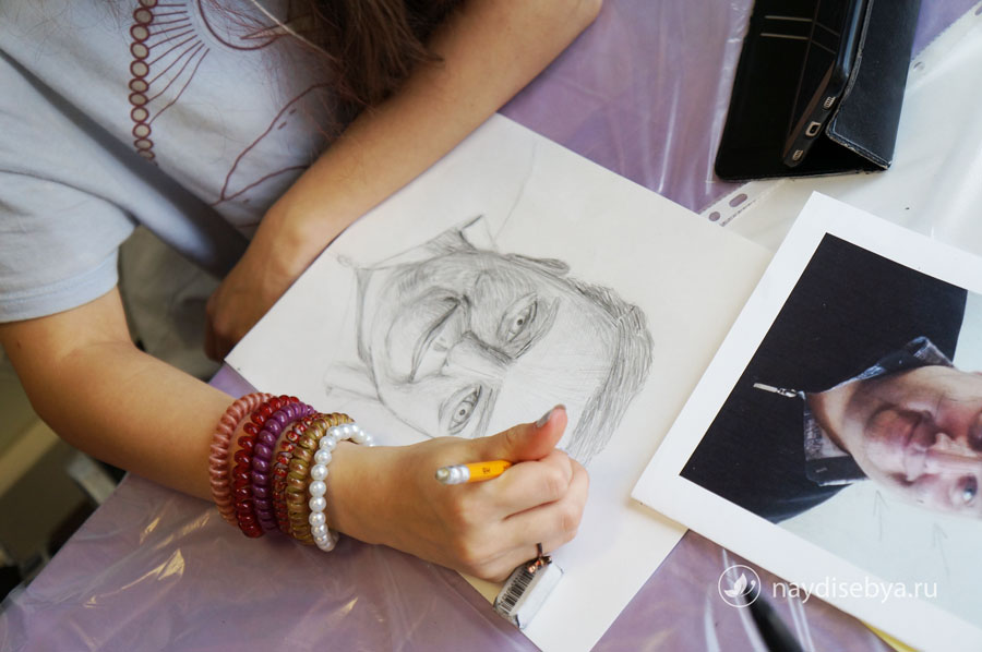 как научиться рисовать портрет карандашом